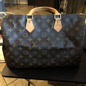 Louis Vuitton Speedy 35 Monogram with Heat Stamp